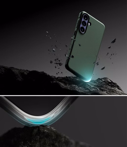 Ringke Onyx dėklas, skirtas Samsung Galaxy S26 FE, tamsiai žalias