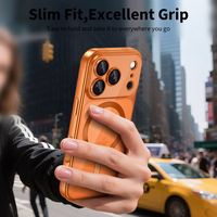 Tech-Protect MagFlex MagSafe dėklas iPhone 17 Pro skaidrus oranžinis