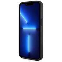 Guess 4G Stripes dėklas su Magnetinė pinigine iPhone 15 - juodas