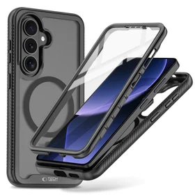Tech-Protect Defense MagSafe Case for Samsung Galaxy S26 - Black