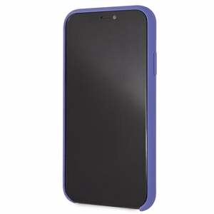 Karl Lagerfeld silikoninis iPhone Xr dėklas telefonui - violetinis