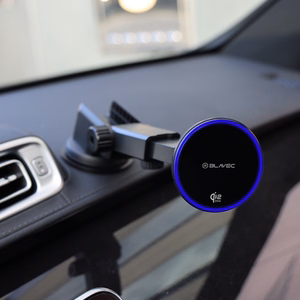 Blavec Automobilinis laikiklis BHC-04A Qi2.2 25W magnetinis su indukciniu krovimu do szyby (BHC04A-MWIB) juodas