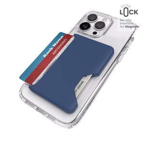 Speck ClickLock magnetinė piniginė, skirta MagSafe, „Coastal Blue / Space Blue“ spalvos