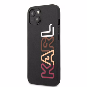 Karl Lagerfeld KLHCP13SPCOBK iPhone 13 mini 5,4 "juodas kietas dėklas Multipink Brand