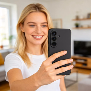 "Tech-Protect" silikoninis "MagSafe" dėklas "Samsung Galaxy S26+" - juodas