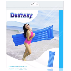 Bestway pripučiamas paplūdimio čiužinys, 183 × 69 cm, mėlynas
