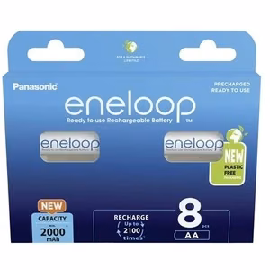 Аккумуляторные батарейки PANASONIC ENELOOP AA 2000 мАч 8 шт (BK-3MCDE/8HH)
