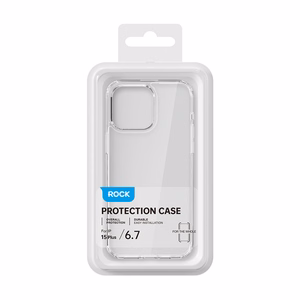 Rock Pure serijos dėklas Iphone 16 Pro Max permatomas