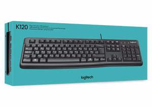 Logitech klaviatūra K120 verslui
