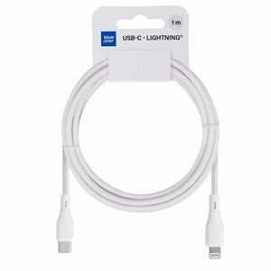BLUE STAR ECO kabelis 2,4A 27W Type C į Lightning PJ72-18-3 1m baltas