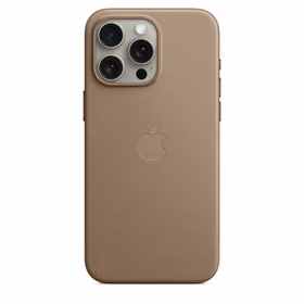 APPLE FINEWOVEN DĖKLAS MT4W3ZM/A IPHONE 15 PRO MAX TAUPE ATIDARYTAS PAKUOTĖ