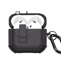 DUX DUCIS PECP - TPU+PC apsauginis dėklas AirPods 4 juodas