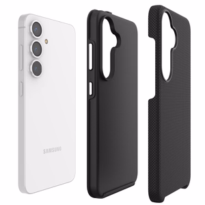 3mk Fortis MagCase dėklas, skirtas Samsung Galaxy S25, juodas