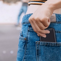 Išorinė baterija Choetech B654 10000mAh 22,5W USB-A / USB-C / micro USB su integruotu USB-C / Lightning laidu (juoda)