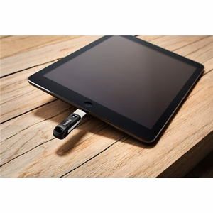 SanDisk 00183588 USB atmintinė 128 GB USB Type-A / Lightning 3.2 Gen 1 juoda, sidabrinė