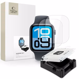 "Tech-Protect Supreme Set+" 2 vnt. hidrogelio plėvelė, skirta "Apple Watch" 44 mm laikrodžiui