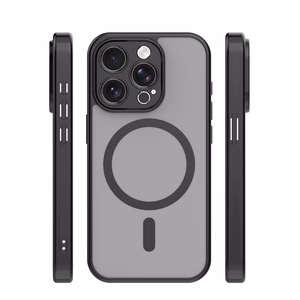 Mag Matt dėklas iPhone 15 Pro 6,1" juodas