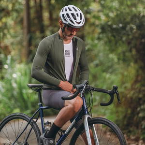 Rockbros 15220003002 ROAD TO SKY men's long sleeve cycling jersey S - green