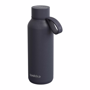 Quokka Solid With Strap nerūdijančiojo plieno termo gertuvė, 510 ml, Slate