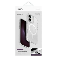 Uniq LifePro Xtreme Magnetinis Įkrovimo dėklas telefonui iPhone 16 - Skaidrus
