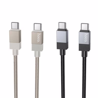 Kabelis USB C į USB C Hoco 3A 60W 1 m X110 auksinis