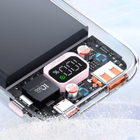 Acefast išorinė baterija 10000mAh Sparkling Series greitas įkrovimas 30W pilka (M1)