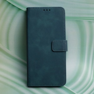 Išmanusis Velvet dėklas for Xiaomi Redmi 15 4G EU / 15 5G EU (171,08 x 82,05 x 8,55) tamsiai žalias