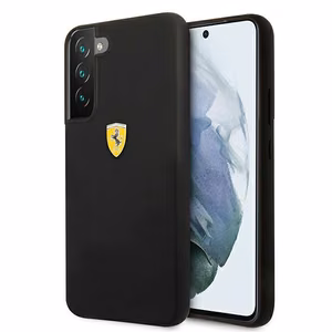 Ferrari FESSIHCS22MBK S22+ S906 чёрный/чёрный жёсткий чехол On Track Silicone