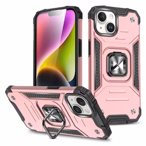 Бронированный чехол с держателем для пальца для iPhone 15 Plus Wozinsky Ring Armor - золотой