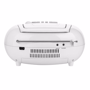 JVC RC-E451W CD grotuvas Nešiojamas kompaktinių diskų grotuvas Balta