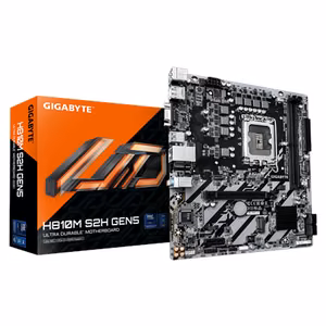 Gigabyte H810M S2H GEN5 Processor family Intel Processor socket LGA1851 DDR5 Supported hard disk drive interfaces SATA, M.2 Number of SATA connectors 4