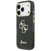 Guess IML 4G Script Metal case for iPhone 17 Pro Max - black