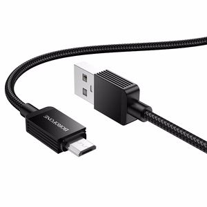 Borofone Kabelis BX120 Placer - USB į Micro USB - 2,4A 1 metras juodas
