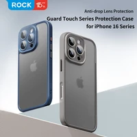 Rock Guard Touch Matte Series dėklas telefonui Iphone 16 Pro mėlynas