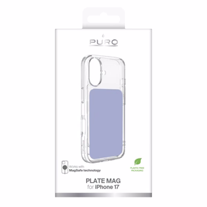 Puro Plate Mag dėklas iPhone 17 suderinamas su MagSafe - violetinis