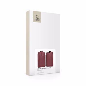 Tech-Protect SM65 dėklas 6.0–6.9" išmaniesiems telefonams - bordo