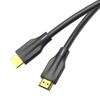 HDMI 2.1 Vention AANBF kabelis, 1 m, 8K 60 Hz / 4K 120 Hz (juodas)