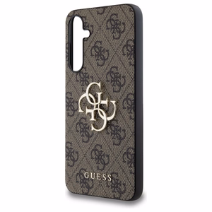 Guess 4G Big Metal Logo dėklas telefonui Samsung Galaxy A55 - rudas