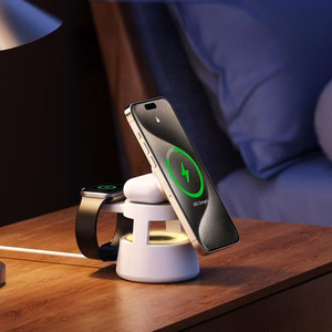 DUZZONA W23 5-in-1 magnetinė belaidžio įkrovimo stotis su Bluetooth garsiakalbiu