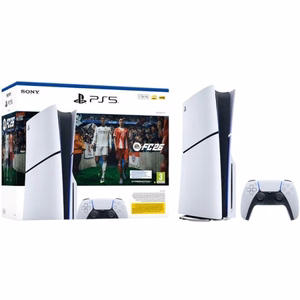 Sony PlayStation 5 Slim + EA Sports FC 26 rinkinys 1 TB Wi-Fi juodas, baltas