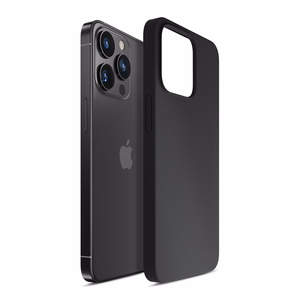 iPhone 13 Pro Max serija 3mk Silicone Case - juodas