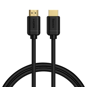 Baseus HDMI 2.0 kabelis 4K 60 Hz 3D HDR 18 Gbps 1 m juodas (CAKGQ-A01)