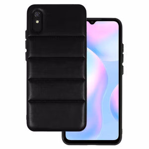 Odinis 3D dėklas telefonui Xiaomi Redmi 9A dizainas 2 juodas