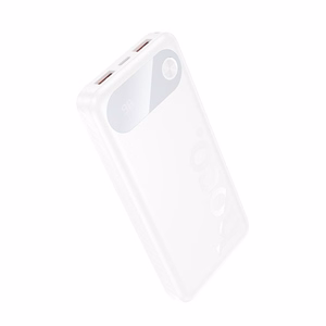 Išorinė baterija Hoco 10000 mAh QC PD 22,5W J154 balta
