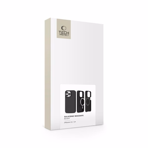 Tech-Protect Silikoninis Magnetinis dėklas telefonui iPhone 13 / 14 - Juodas