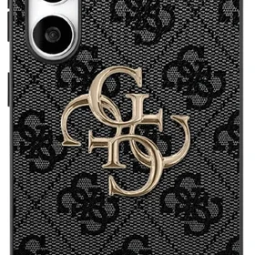 Guess Big 4G Classic Logo dėklas telefonui Samsung Galaxy S25 FE - juodas