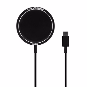Беспроводное зарядное устройство Karl Lagerfeld 15W MagSafe KLCBMSIKBK