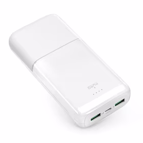 Išorinė baterija Puro DAILY 20 PLUS 20000mAh 2x USB-A / 1x USB-C 22.5W PD AFC - balta