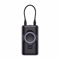 Joyroom JR-W13 5000mAh Belaidis Išorinė baterija Apple Watch + USB-C ir Lightning - juoda