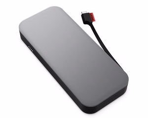 Lenovo Go išorinė baterija 20000 mAh juoda/pilka
